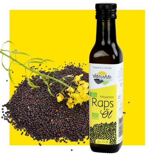 BIO Rapsöl vom Waidachshof BIO-Rapsöl in der Glasflasche